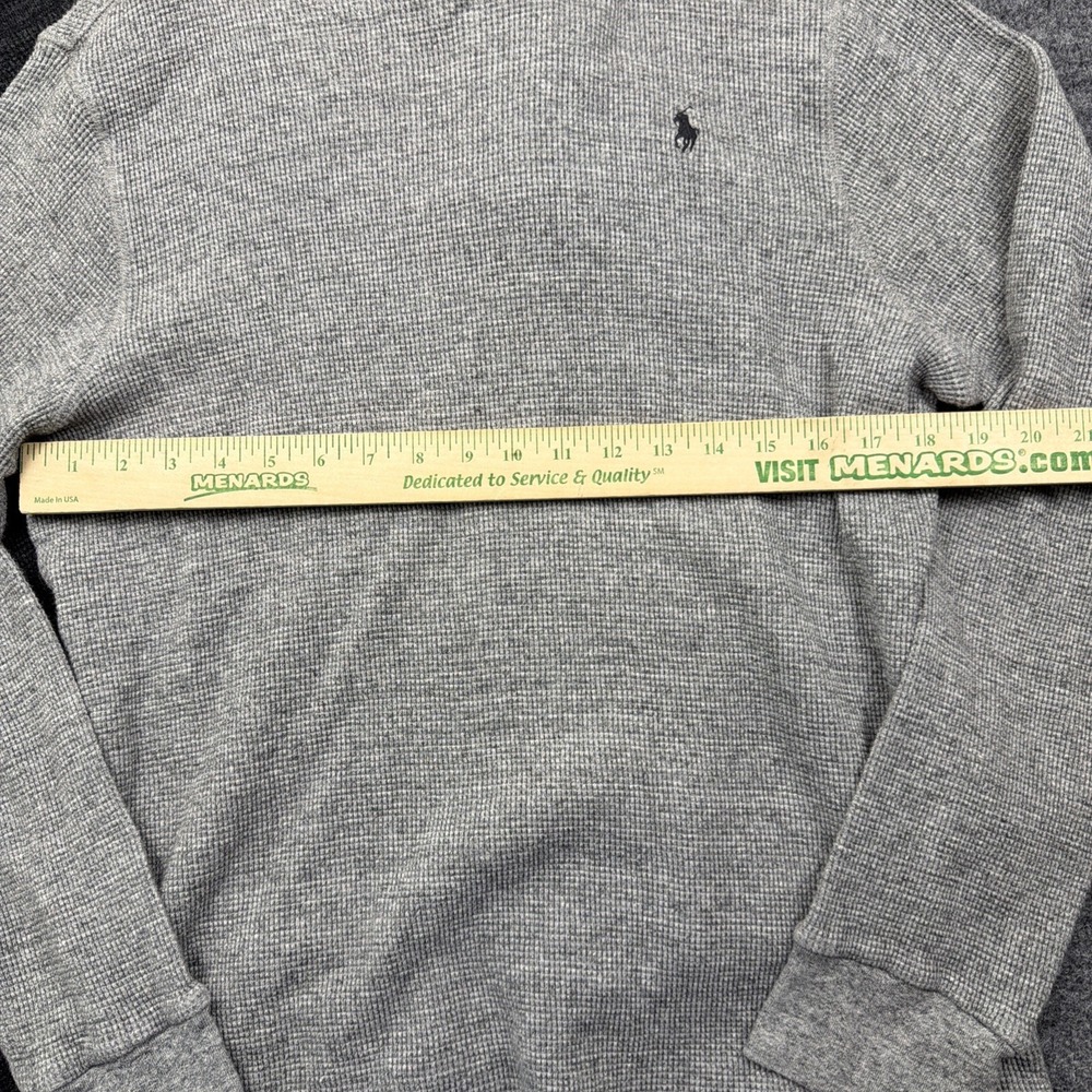 Polo Ralph Lauren Waffle Knit Thermal Shirts Mens 2XL Lot Of 2 Gray Long Sleeve - Picture 5 of 5